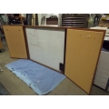Autumn Maple Enclosed White Board Egan w Tack Surfaces, 60 in.